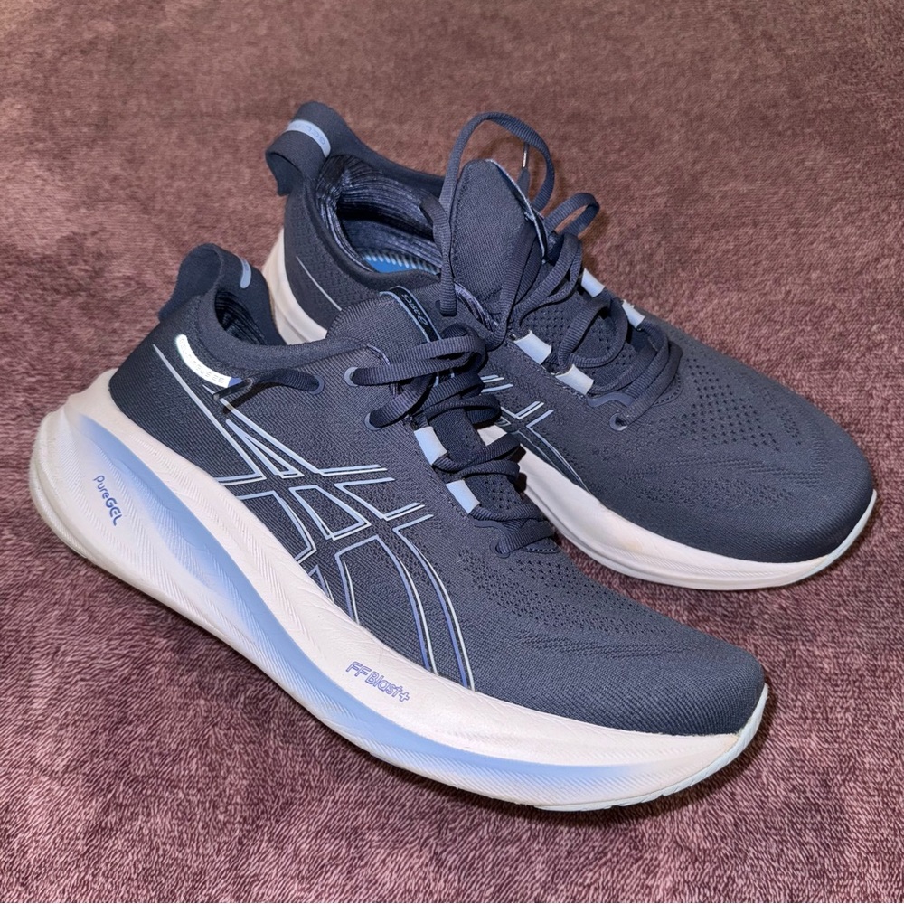 ASICS Nimbus 26 Thunder Blue Sapphire 11 Women’s - Picture 3 of 8